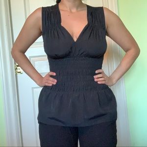Black ruched top